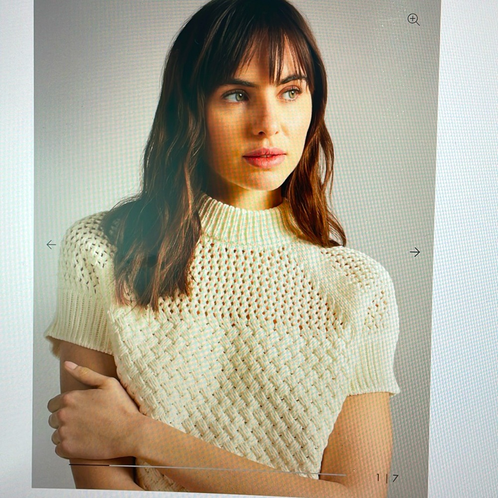 Ted baker basket stitch top